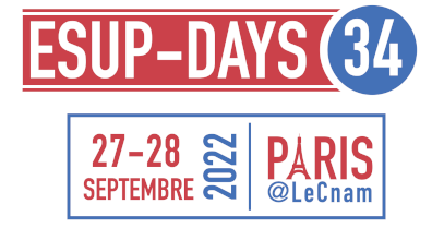 ESUP-Days 34 le 27-28 sept. 2022 à Paris