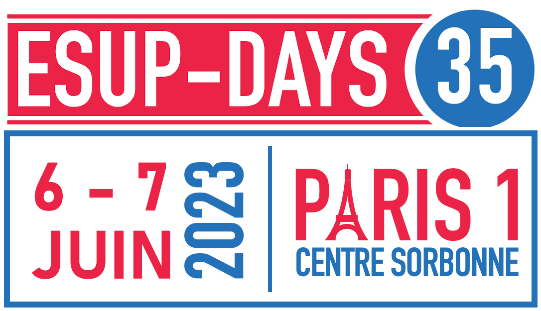 ESUP-Days 35 le 6-7 juin 2023 à Paris